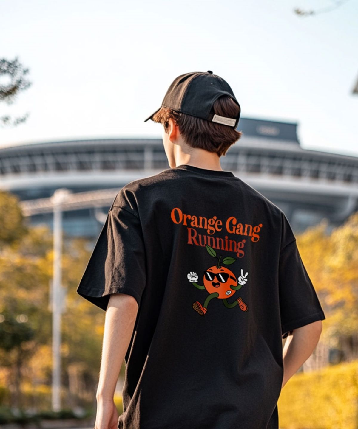 원헌드레드퍼센트(OHP) OHPxANNIJIIN4 오렌지갱러닝 세미오버 반팔티6