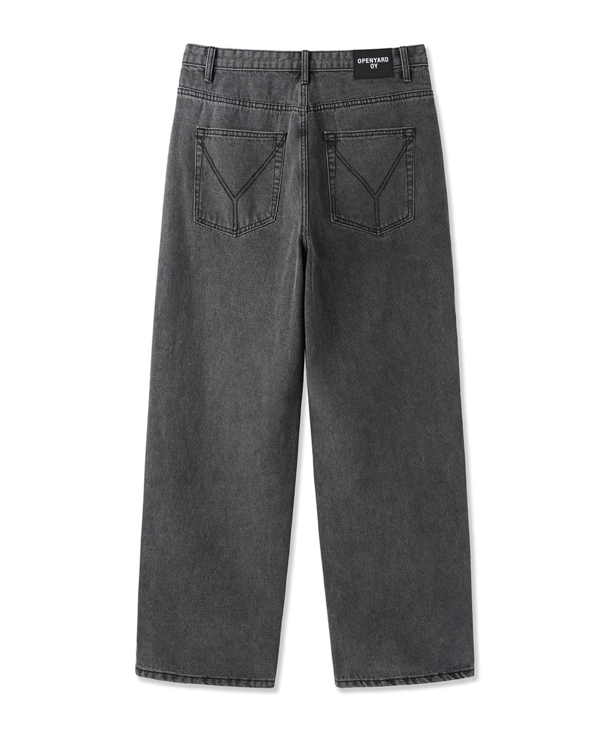 오픈야드(오와이)(OPENYARD(OY)) LOOSE BAGGY PANTS - GREY