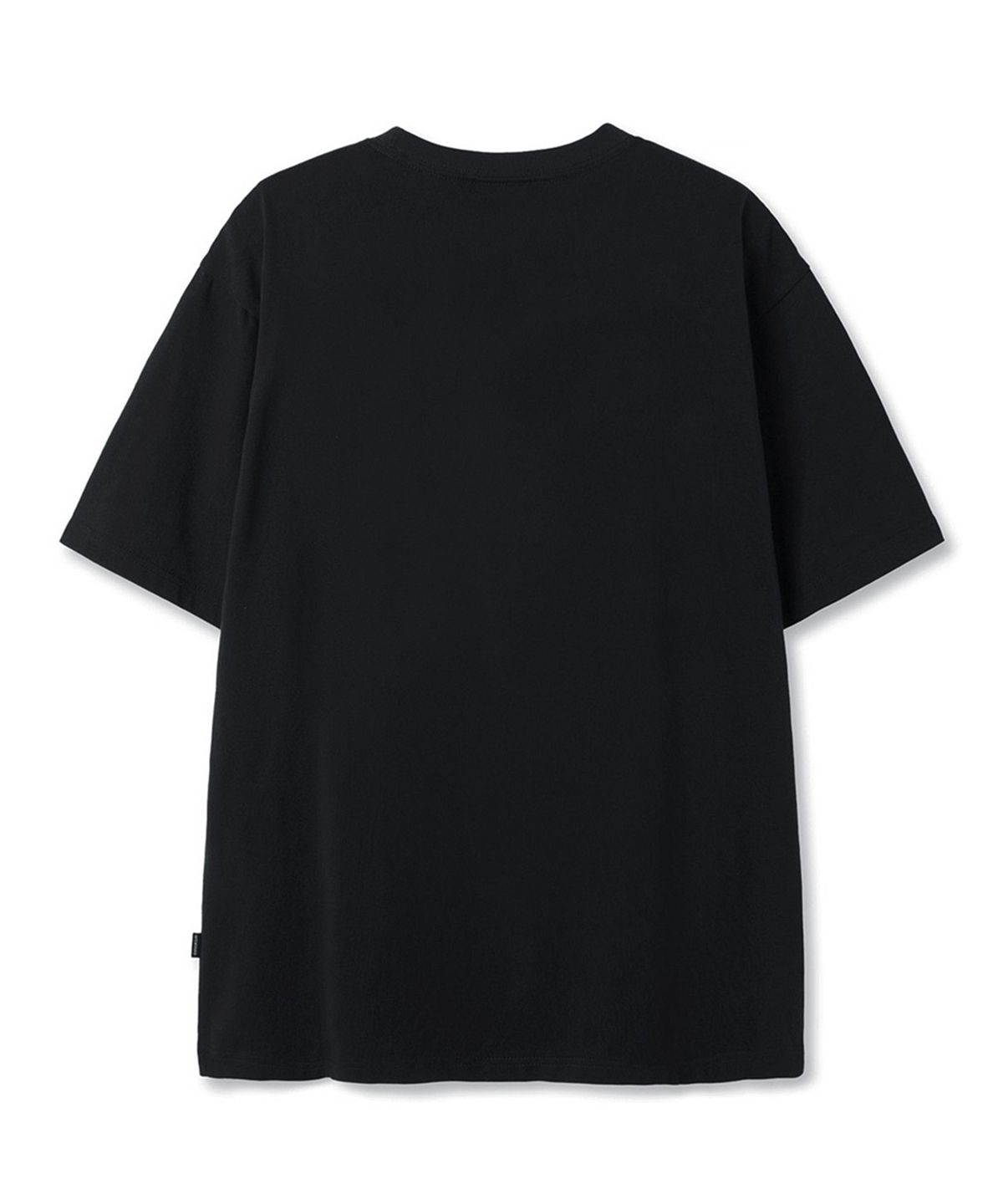 오픈야드(오와이)(OPENYARD(OY)) PRINTED PATCH TEE - BLACK