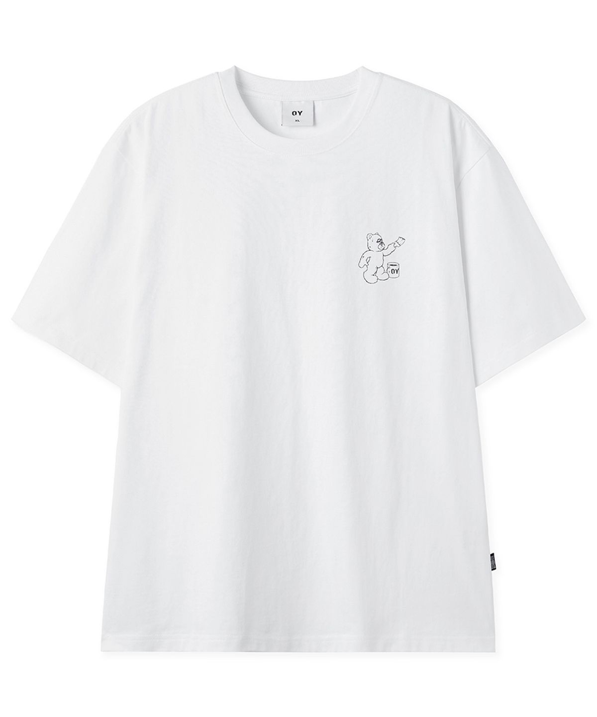 오픈야드(오와이)(OPENYARD(OY)) PAINTING ODOLLY TEE - WHITE