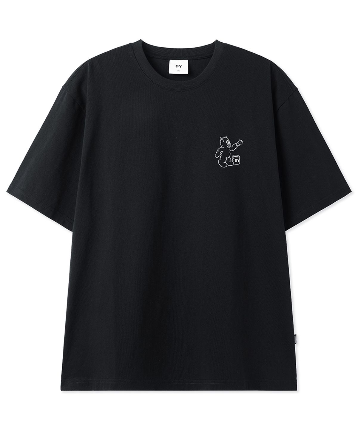 오픈야드(오와이)(OPENYARD(OY)) PAINTING ODOLLY TEE - BLACK