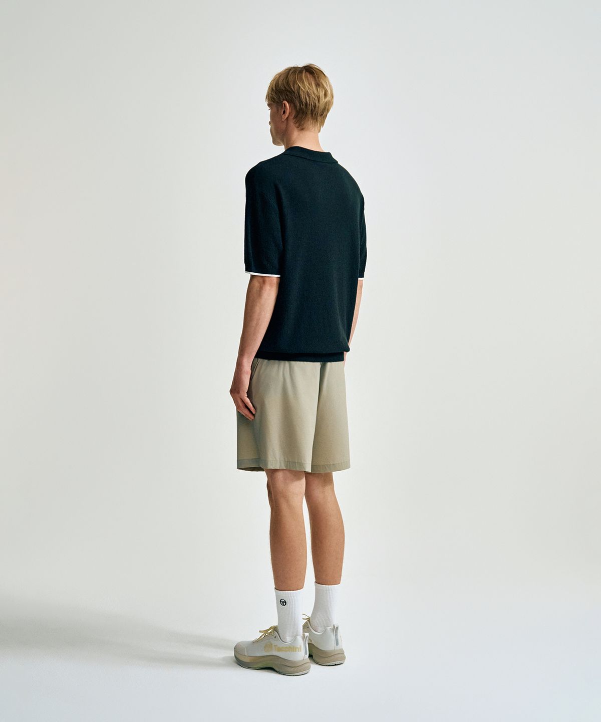 세르지오 타키니(SERGIO TACCHINI) U 컴포트쿨 경량 우븐 7인치 반바지 (L.Khaki)