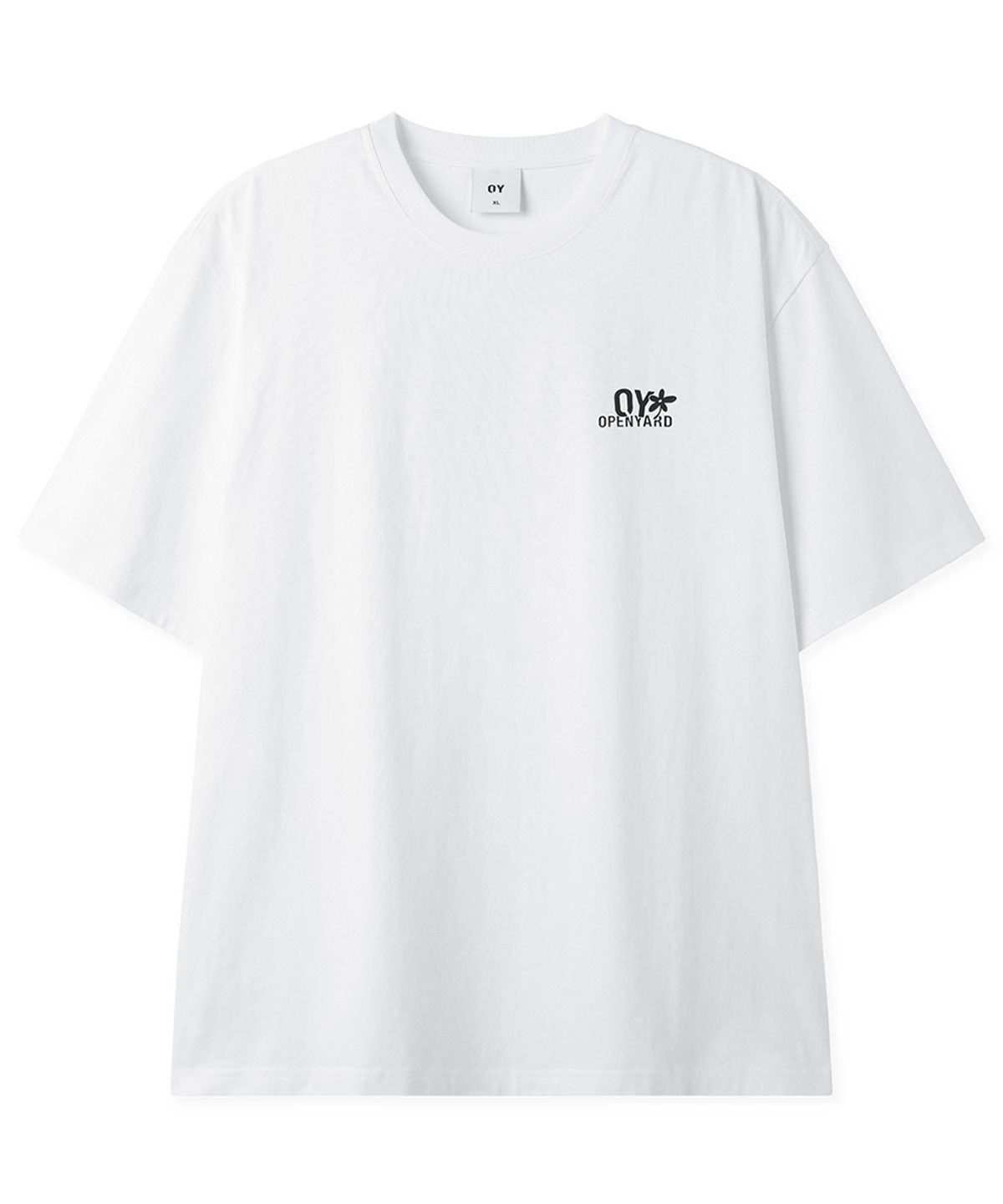 오픈야드(오와이)(OPENYARD(OY)) BLOOM LOGO TEE - WHITE