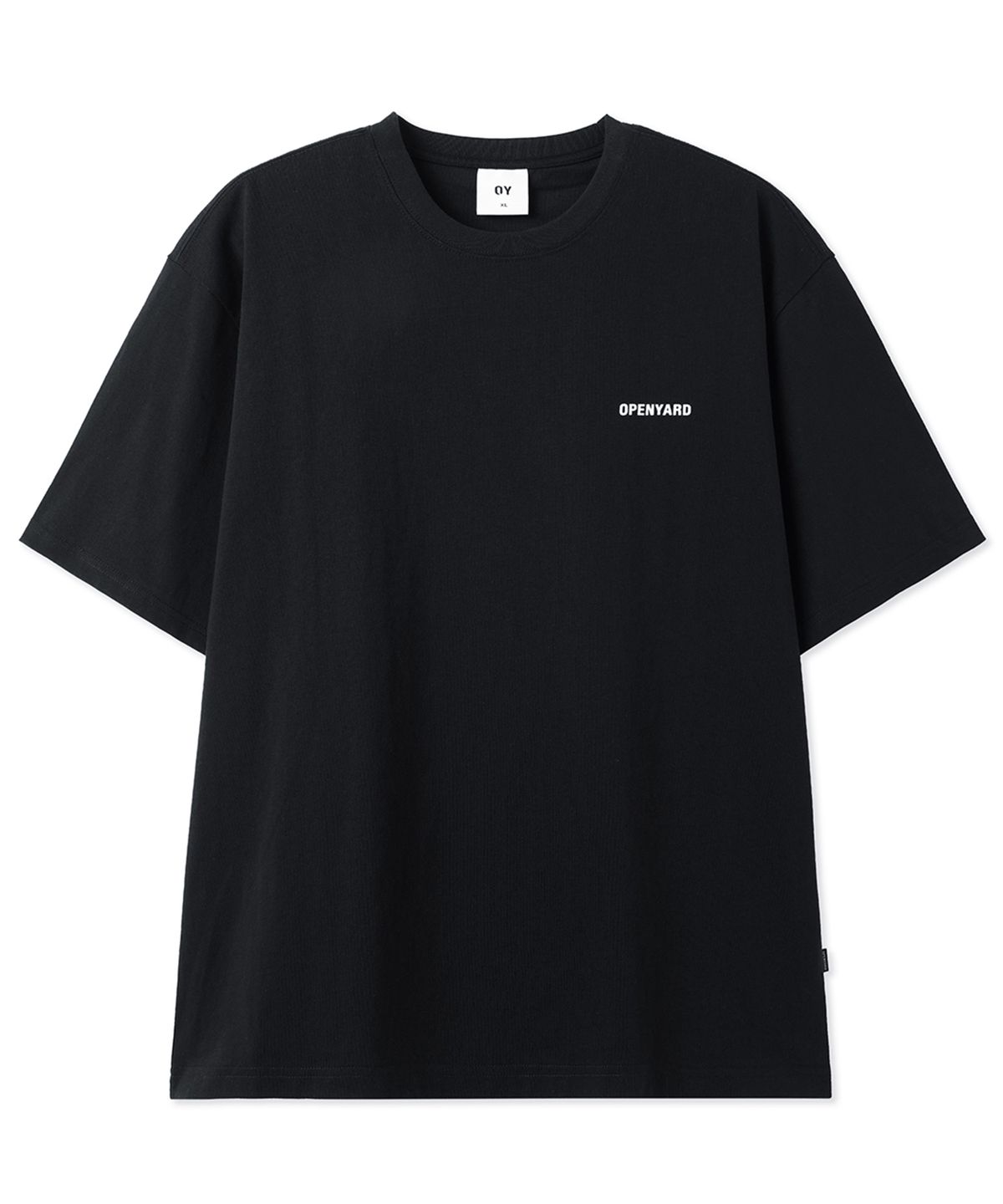 오픈야드(오와이)(OPENYARD(OY)) LILY LOGO TEE - BLACK