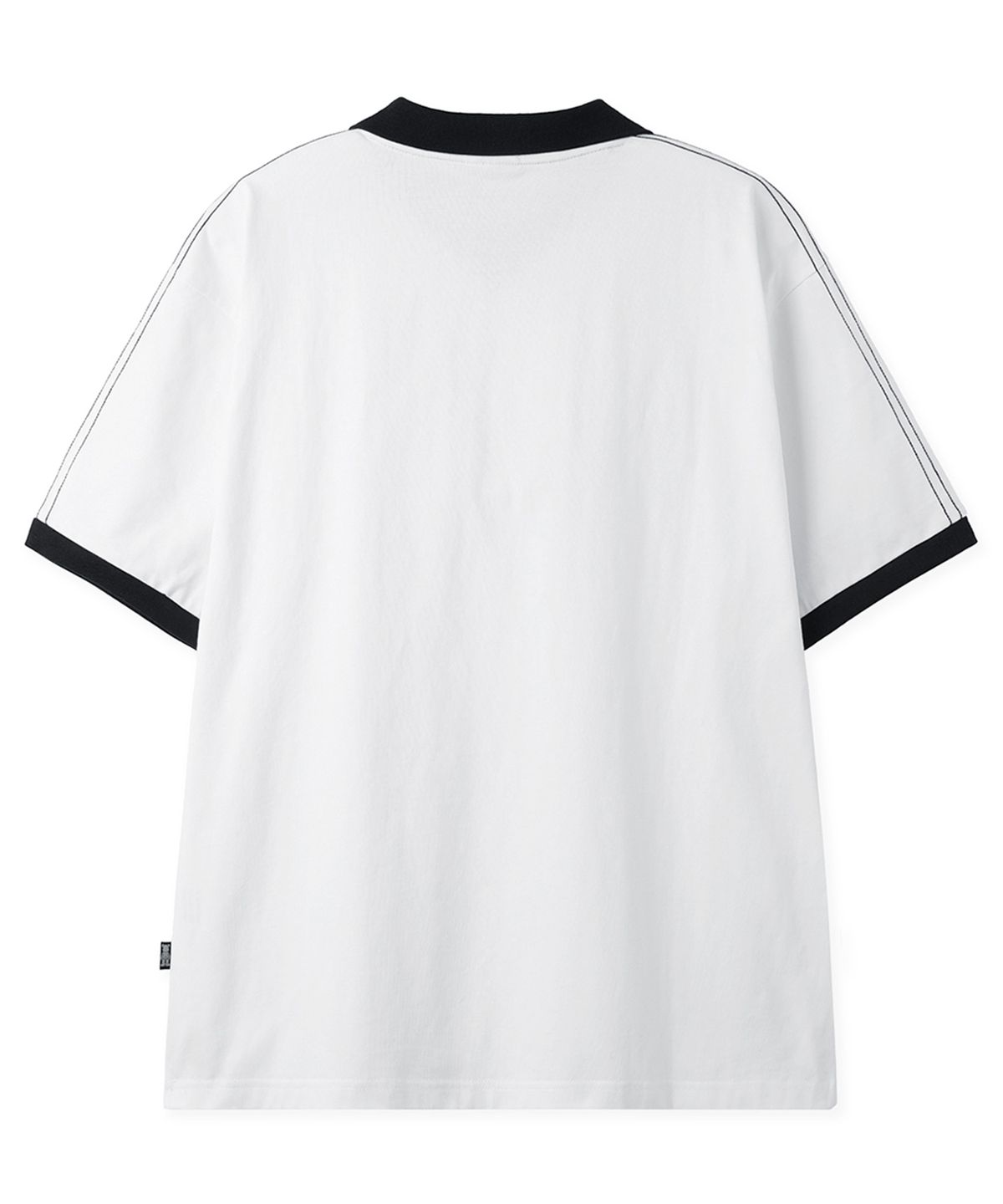 오픈야드(오와이)(OPENYARD(OY)) STITCHED COLLAR TEE - WHITE