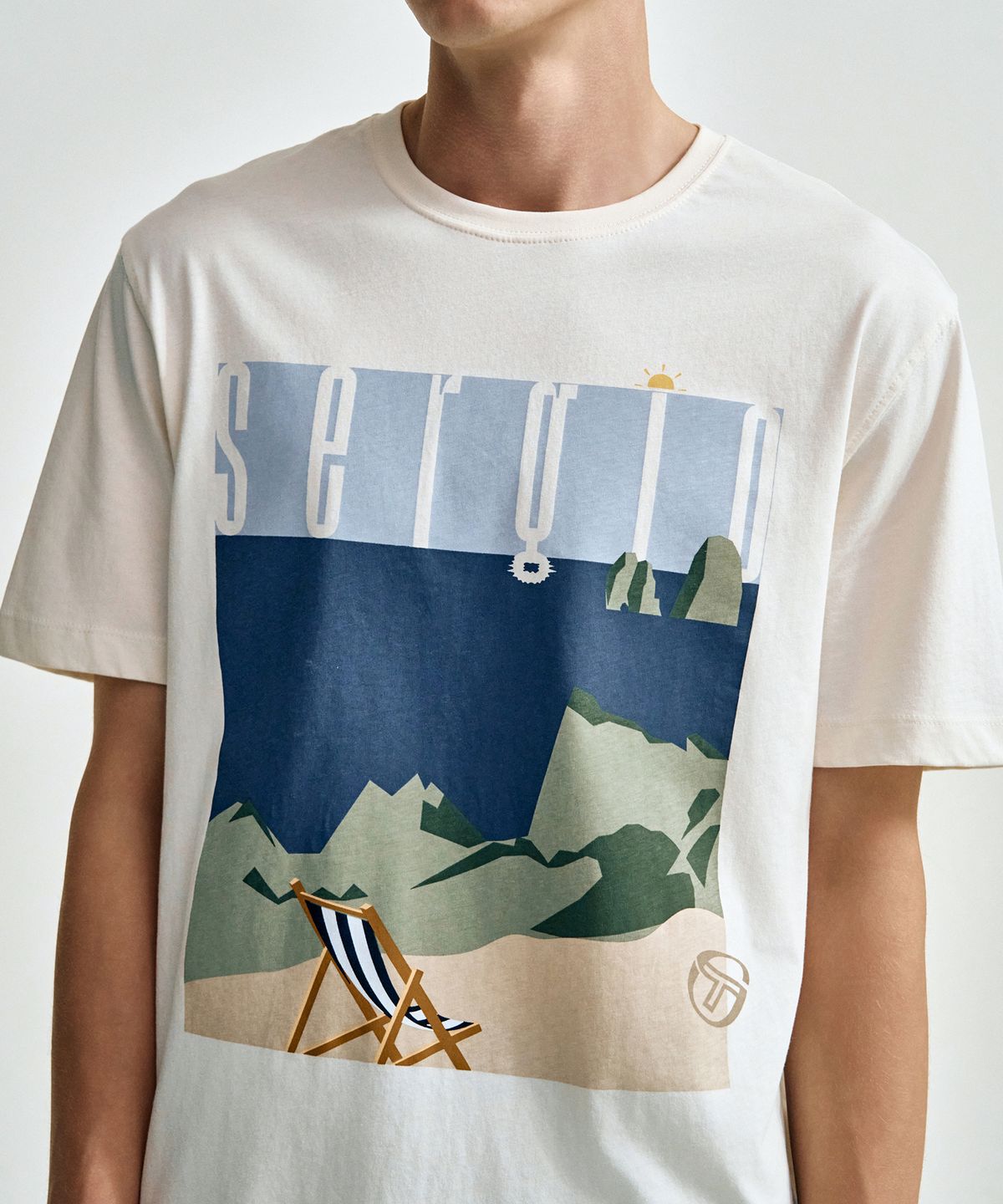 세르지오 타키니(SERGIO TACCHINI) M 토스카 아트웍 티셔츠 (Ivory)