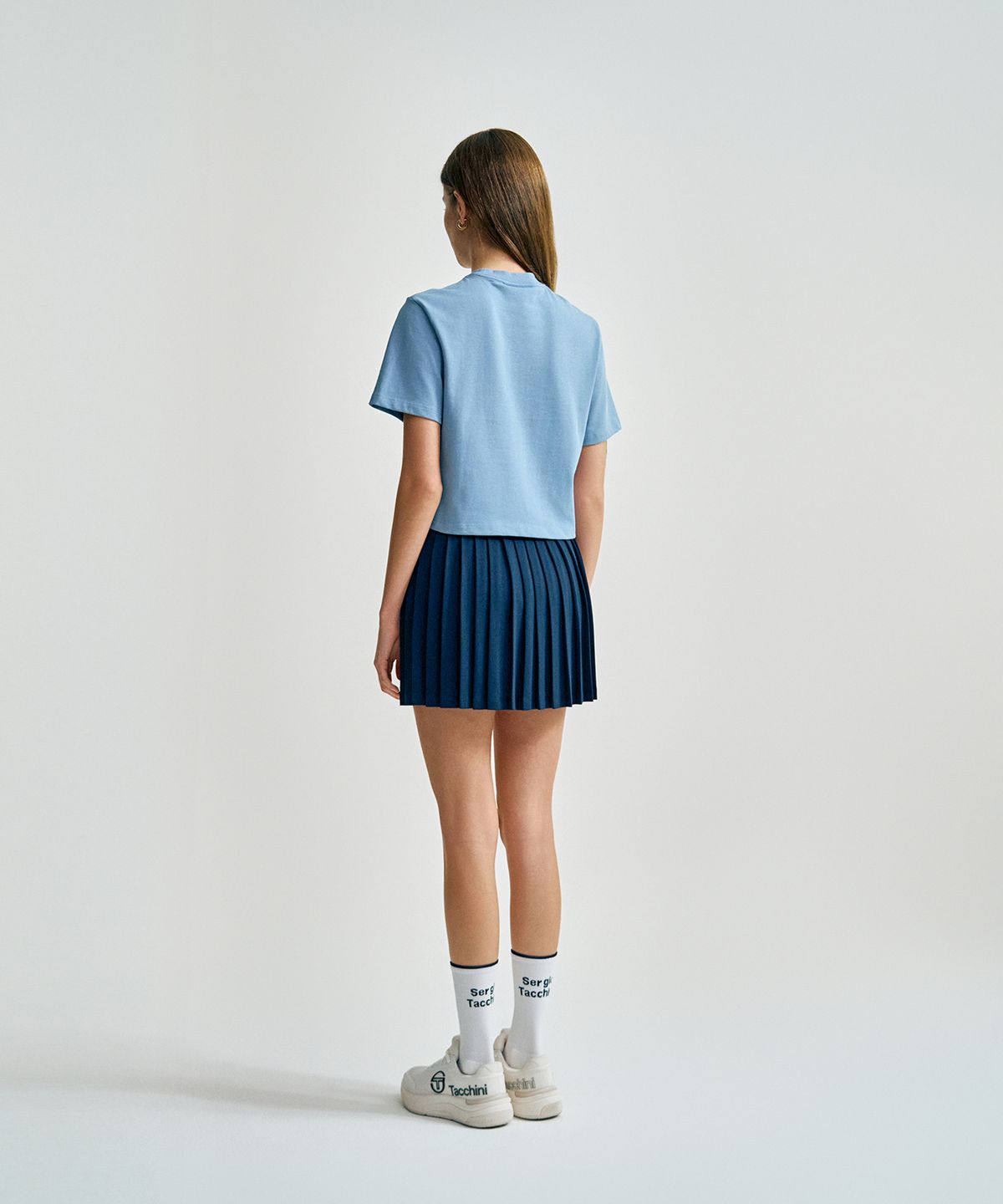 세르지오 타키니(SERGIO TACCHINI) W 토스카 아트웍 티셔츠 (L.Indigo)