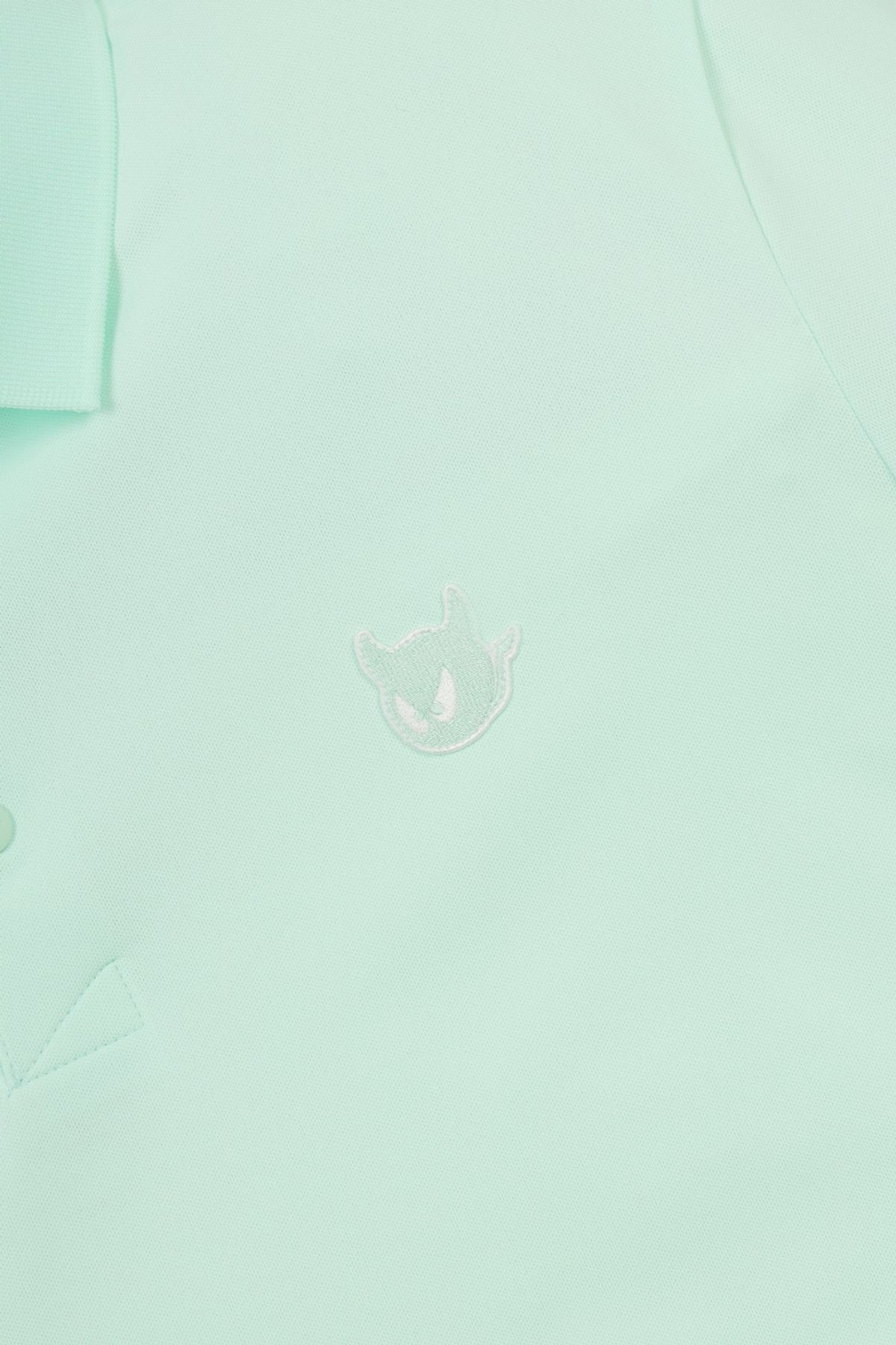 왁(WAAC) Men WAACKY Pique SS Polo_WMTCM25202YGX