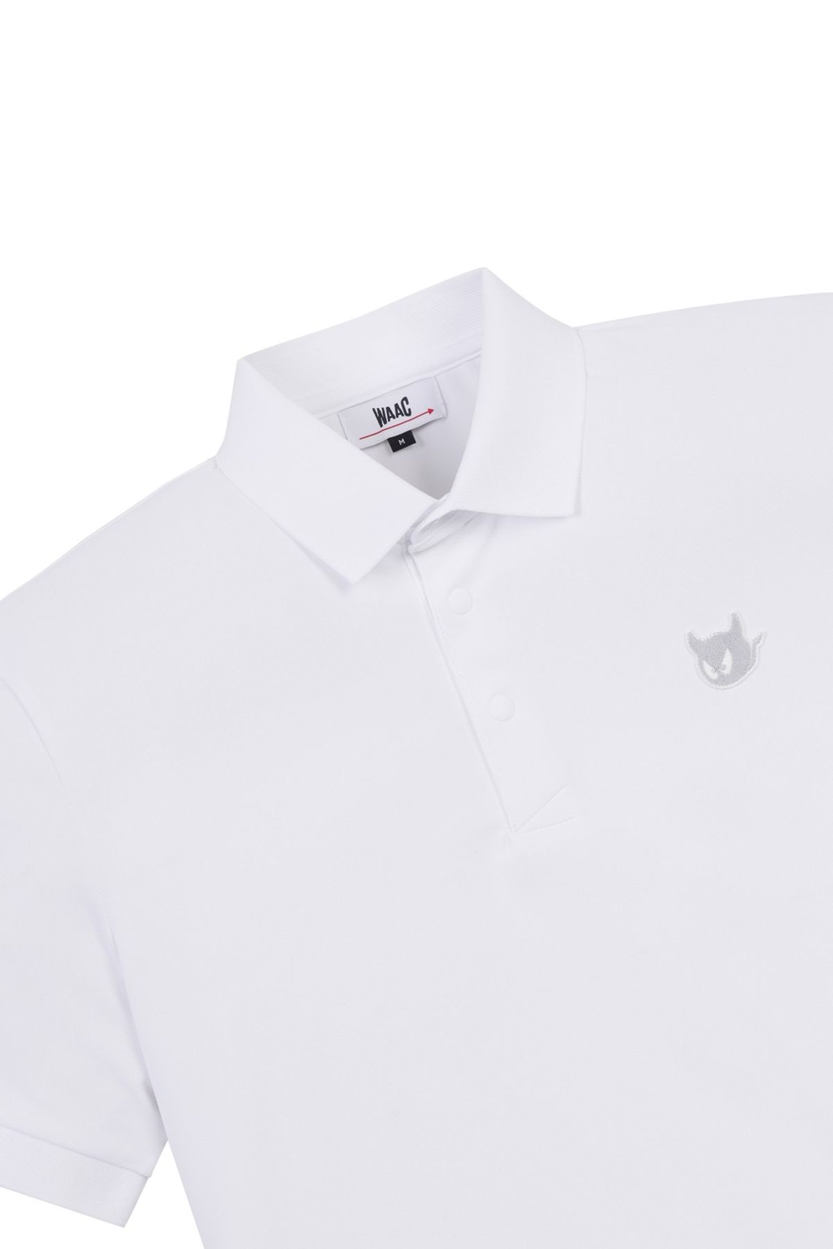 왁(WAAC) Men WAACKY Pique SS Polo_WMTCM25202WHX