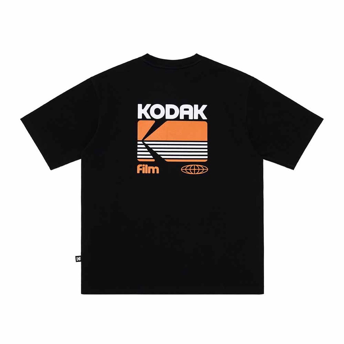 코닥(KODAK) 브리즈팝 그래픽 에어로쿨 반팔 티셔츠 BLACK