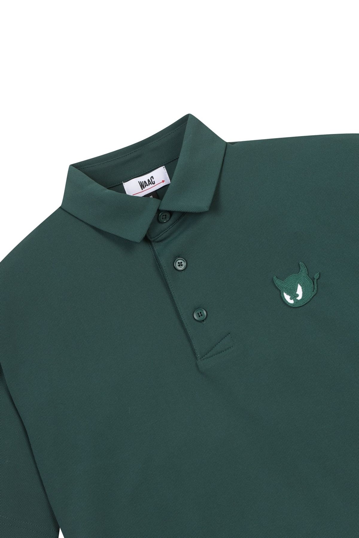 왁(WAAC) THE ORIGINAL Men Loose Fit SS Polo_WMTCM25230GRD