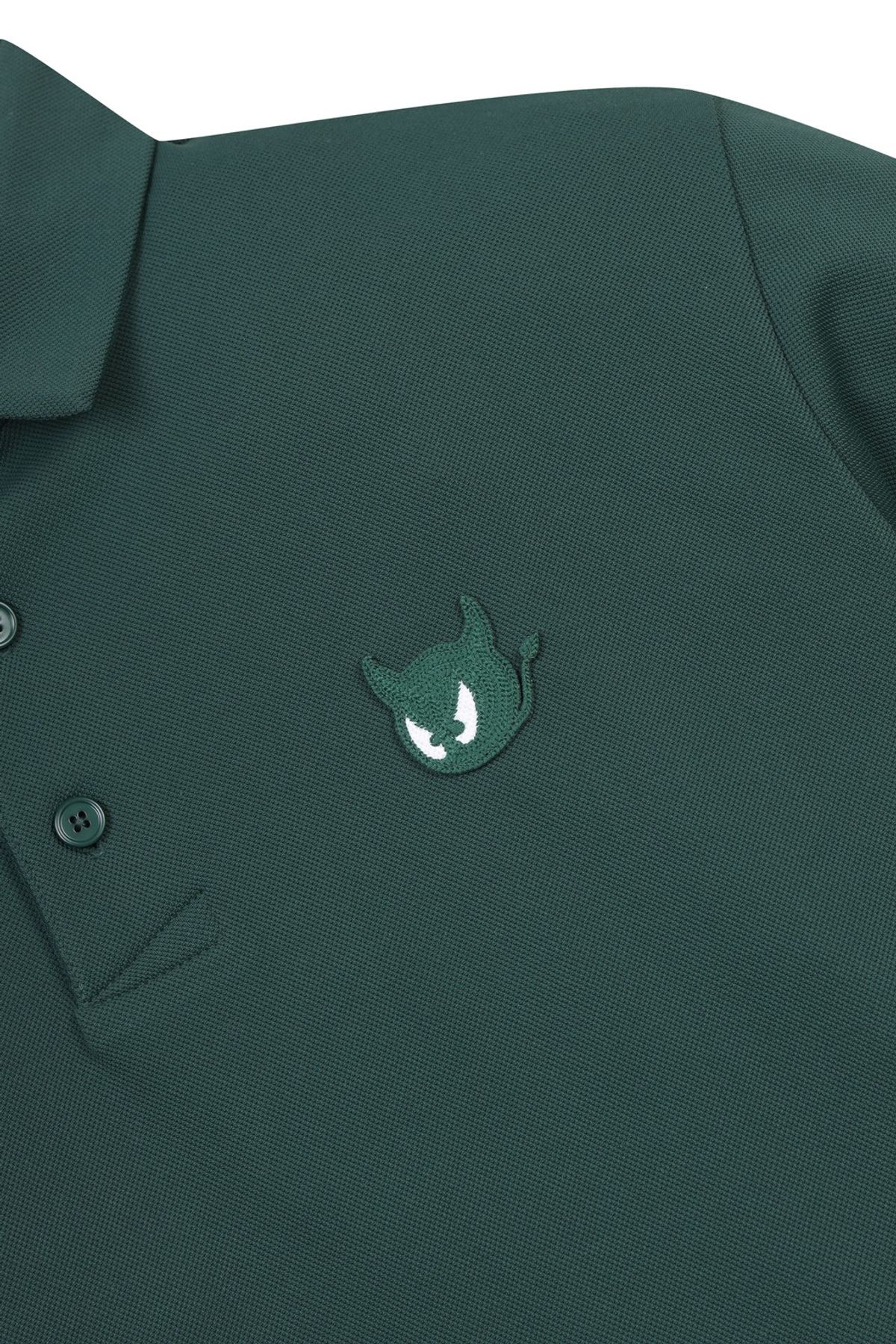 왁(WAAC) THE ORIGINAL Men Loose Fit SS Polo_WMTCM25230GRD