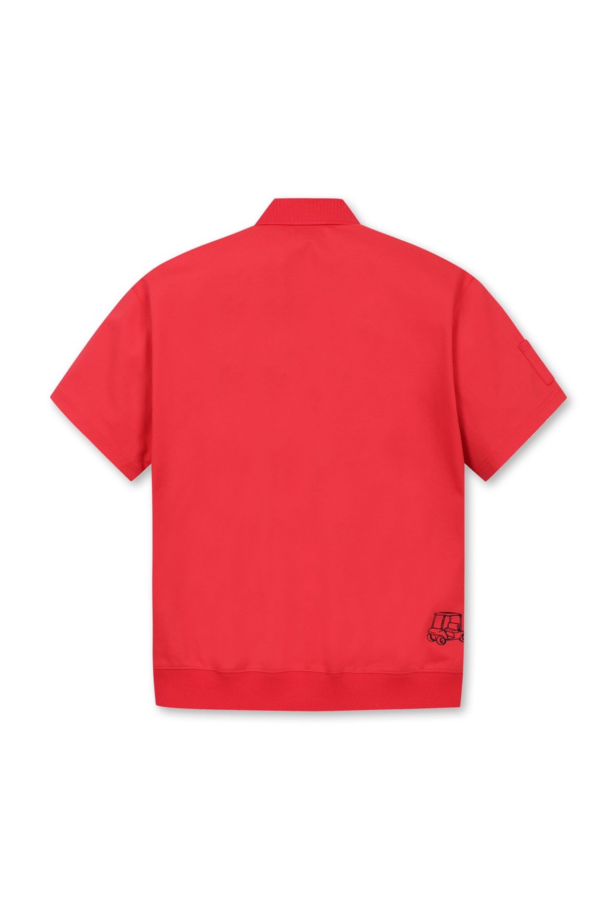 왁(WAAC) Men Oversized Basic SS Sweatshirt_WMTCM25204REX