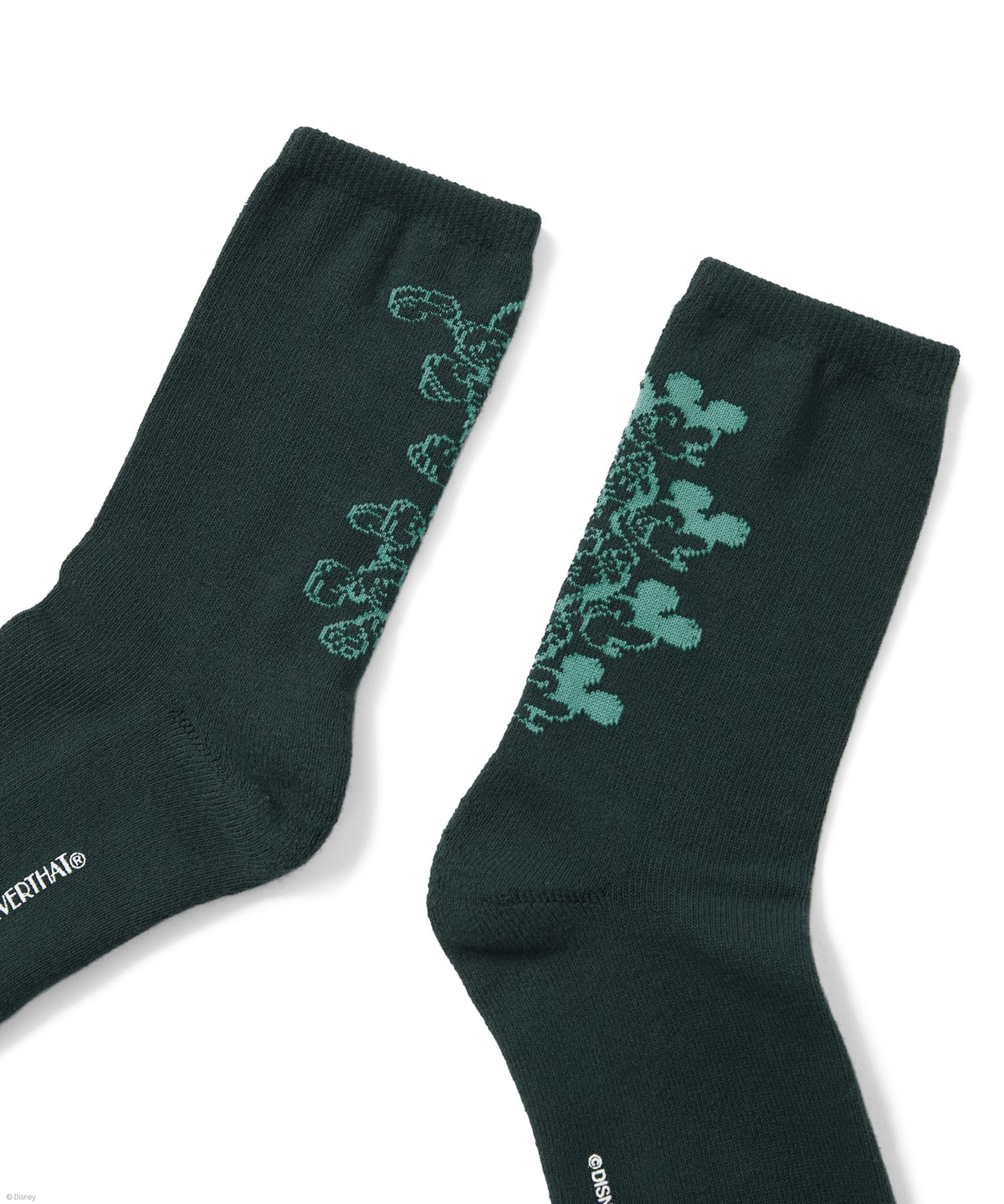 디스이즈네버댓(THISISNEVERTHAT) TNT_Mickey_Socks Dark Green