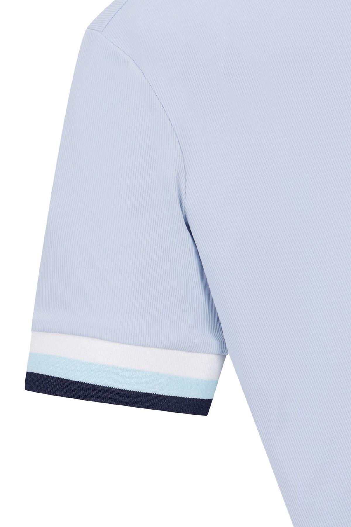 왁(WAAC) Athletic Women Stretch Rib Mock Top_WLTCM25406LBX