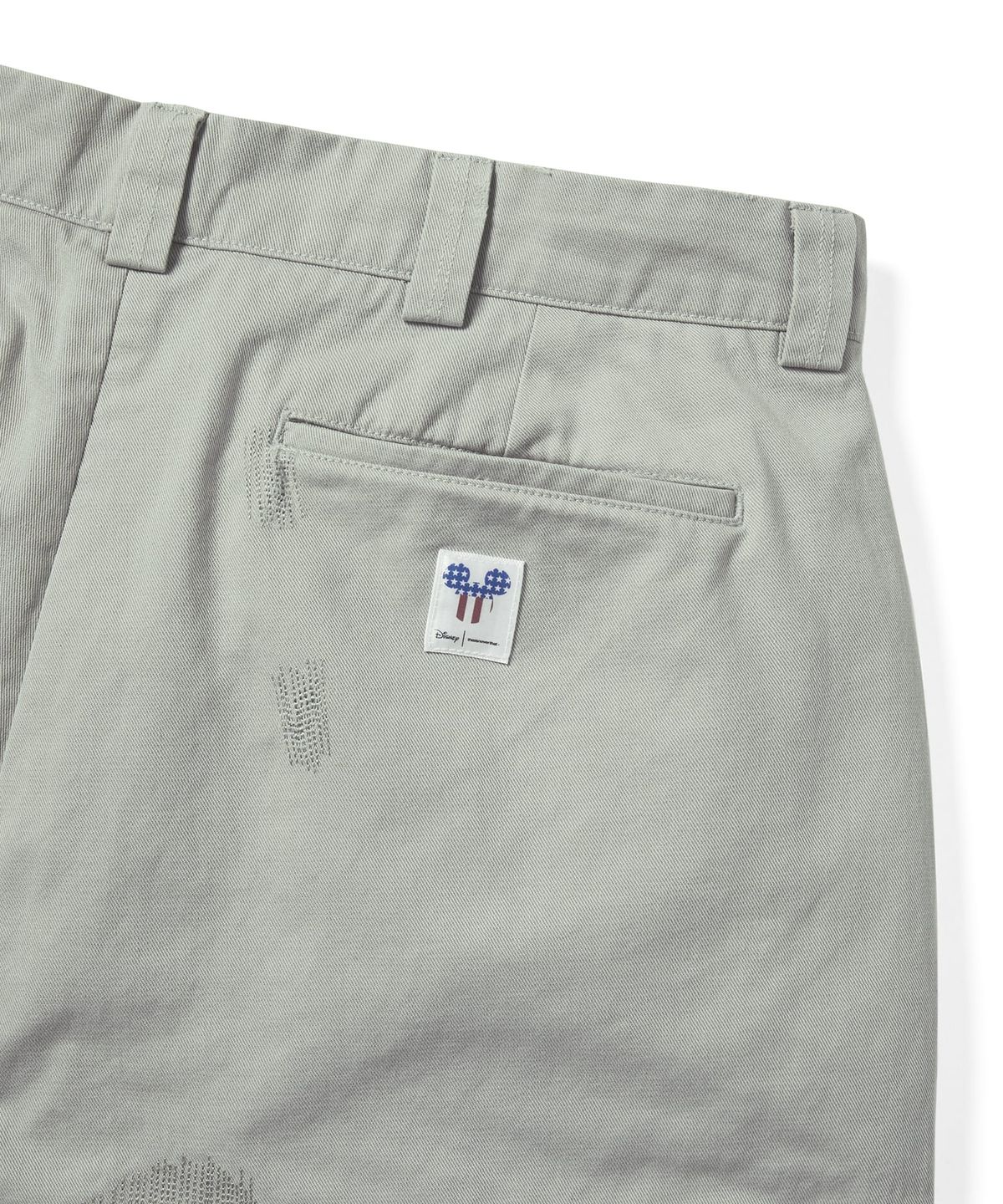 디스이즈네버댓(THISISNEVERTHAT) TNT_Mickey_Distressed Chino Pant Stone
