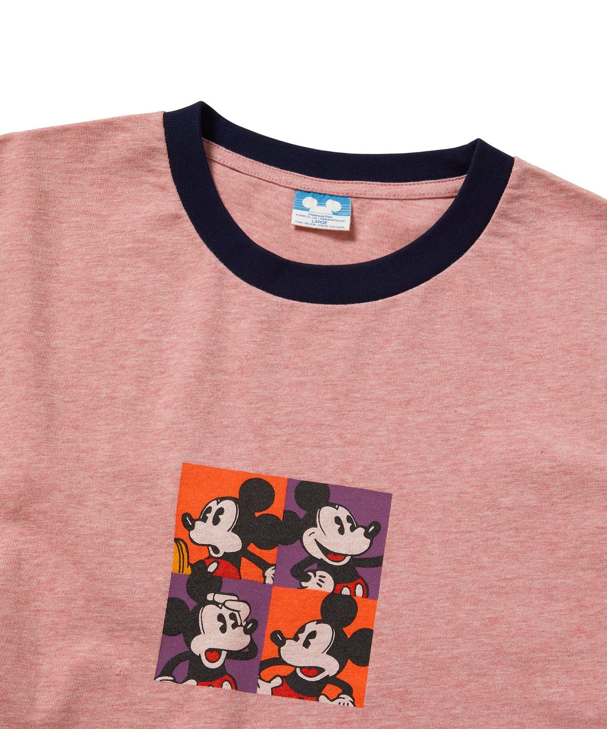 디스이즈네버댓(THISISNEVERTHAT) TNT_Mickey_Ringer Tee Red