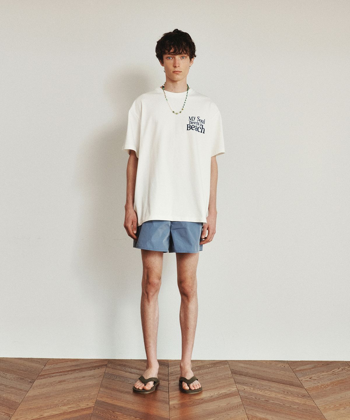 호이테(HEUTE) BEACH T-SHIRT (WHITE)