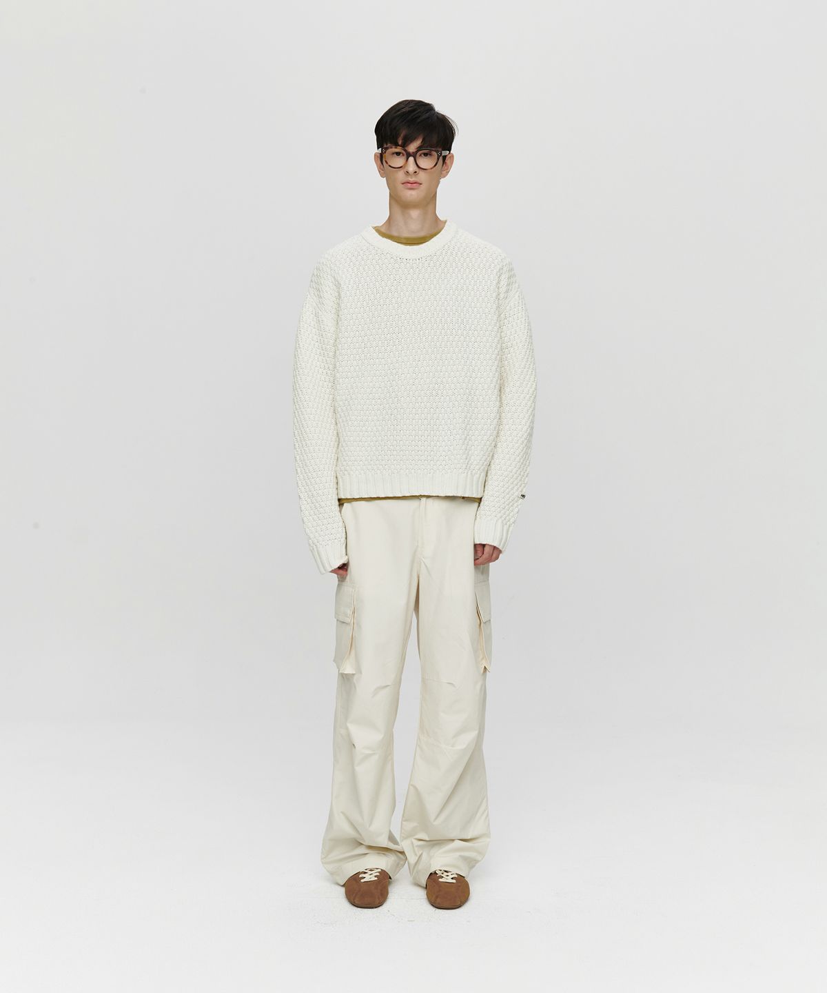 호이테(HEUTE) KAI CARGO PANTS (BUTTER YELLOW)