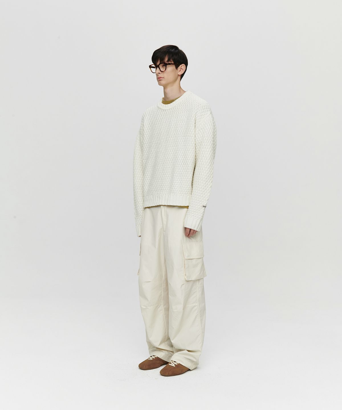 호이테(HEUTE) KAI CARGO PANTS (BUTTER YELLOW)