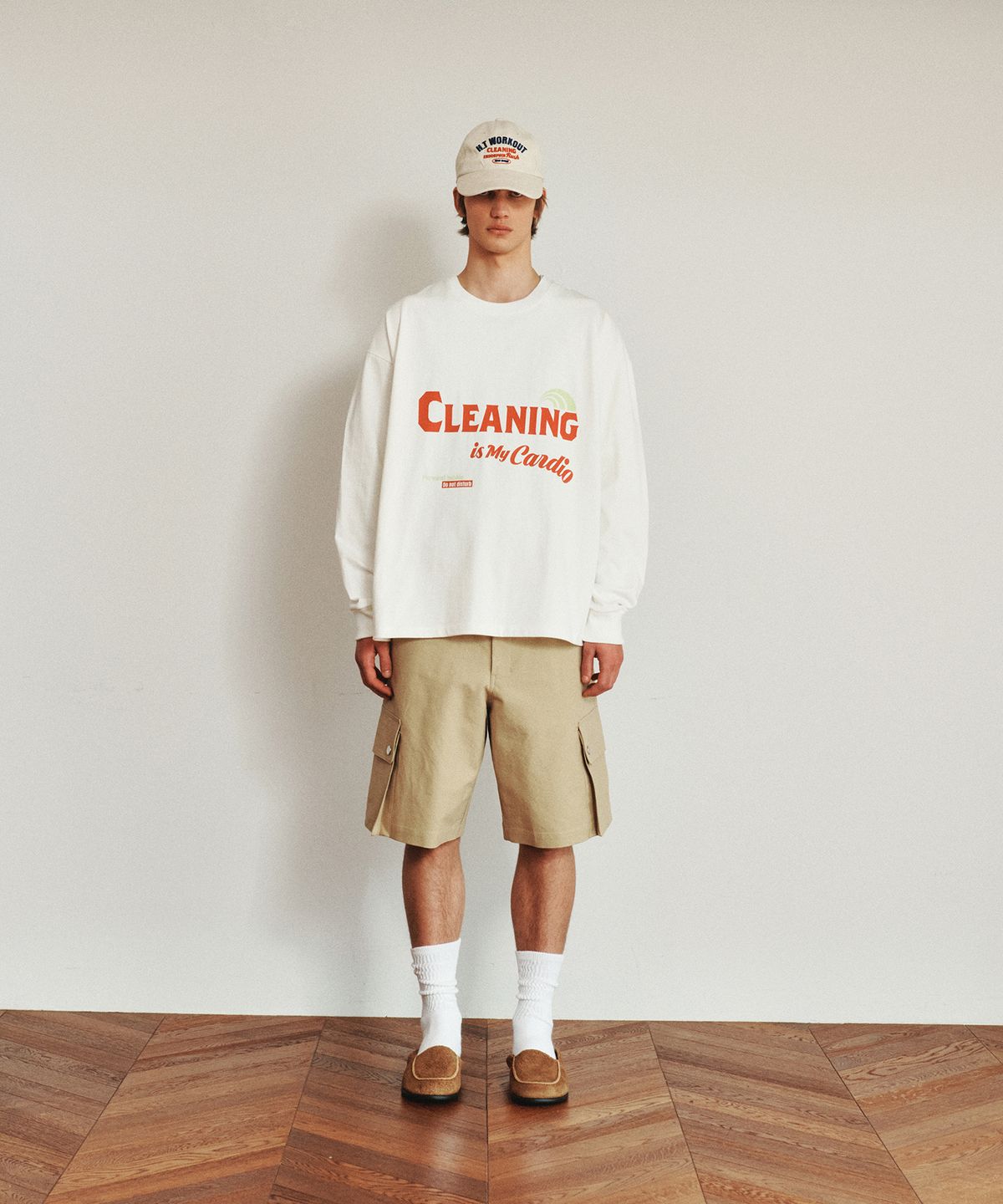 호이테(HEUTE) CLEANING T-SHIRT (OFF WHITER)