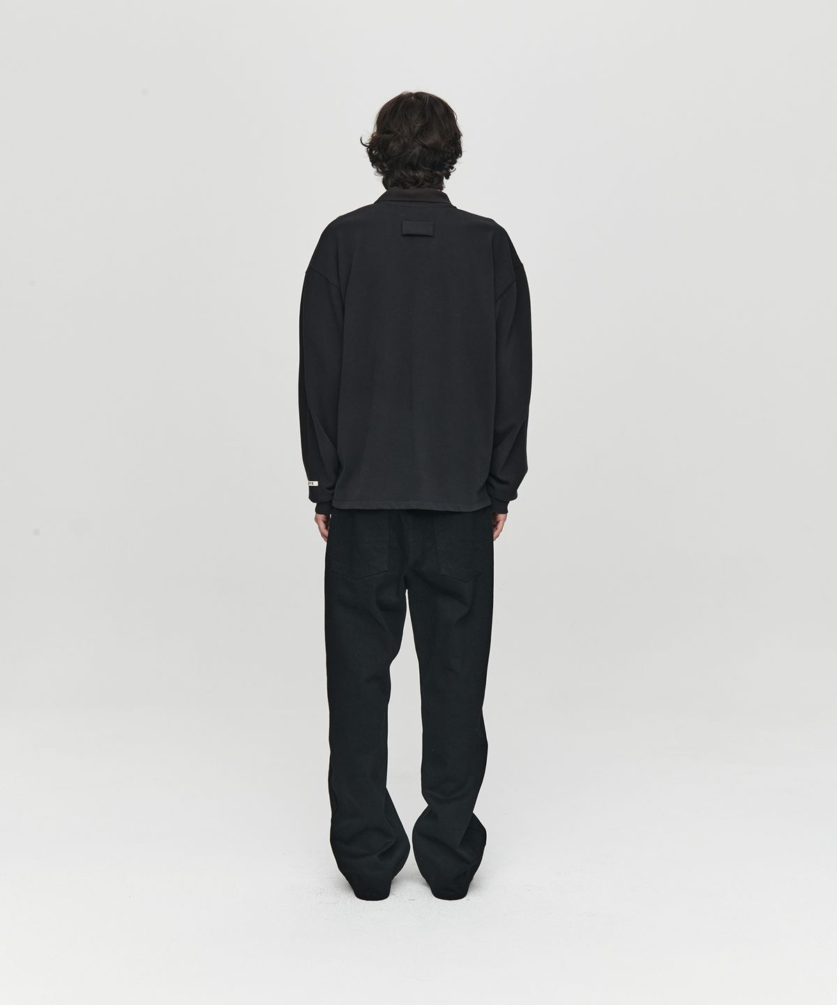 호이테(HEUTE) HET BEN WIDE DENIM (BLACK)