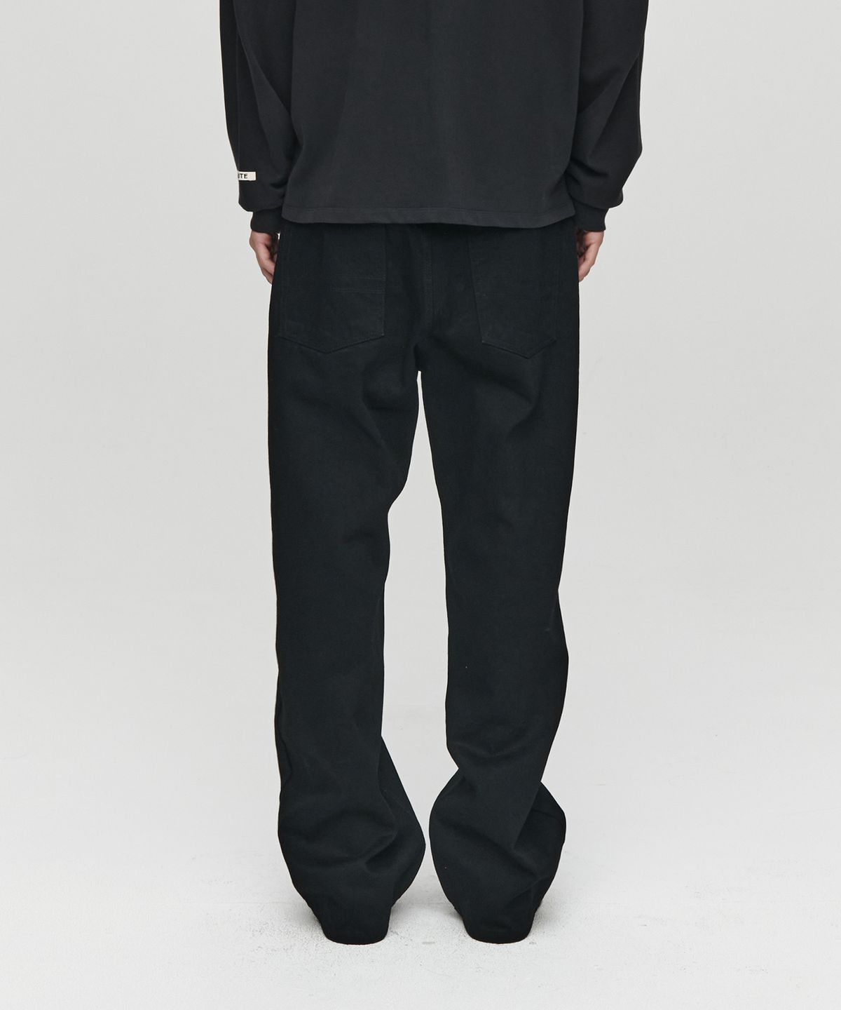 호이테(HEUTE) HET BEN WIDE DENIM (BLACK)
