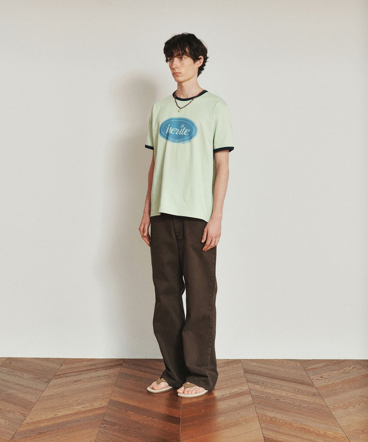 호이테(HEUTE) HET CIRCLE RINGER T-SHIRT (MINT)