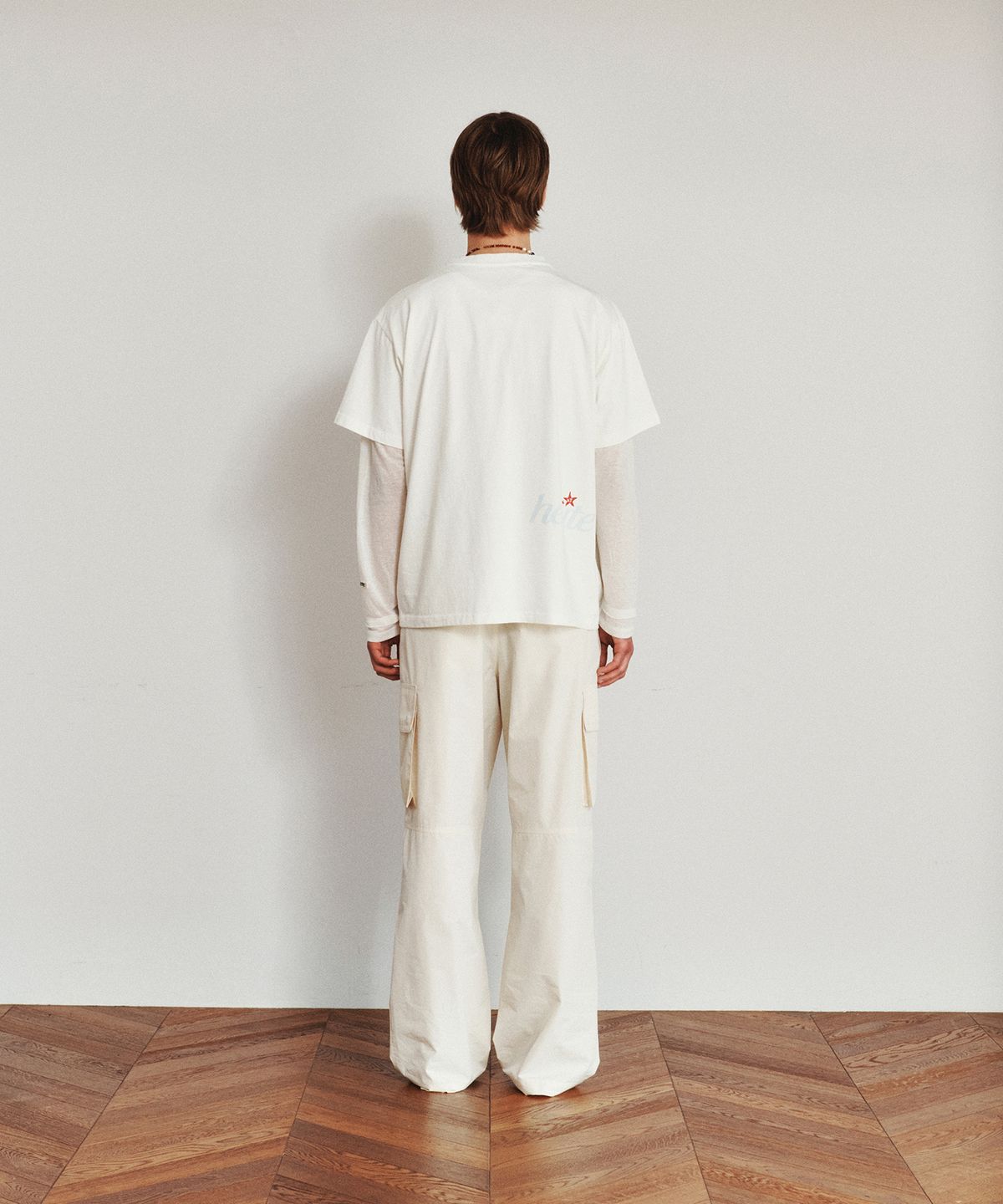 호이테(HEUTE) HEUTE STAR T-SHIRT (WHITE)