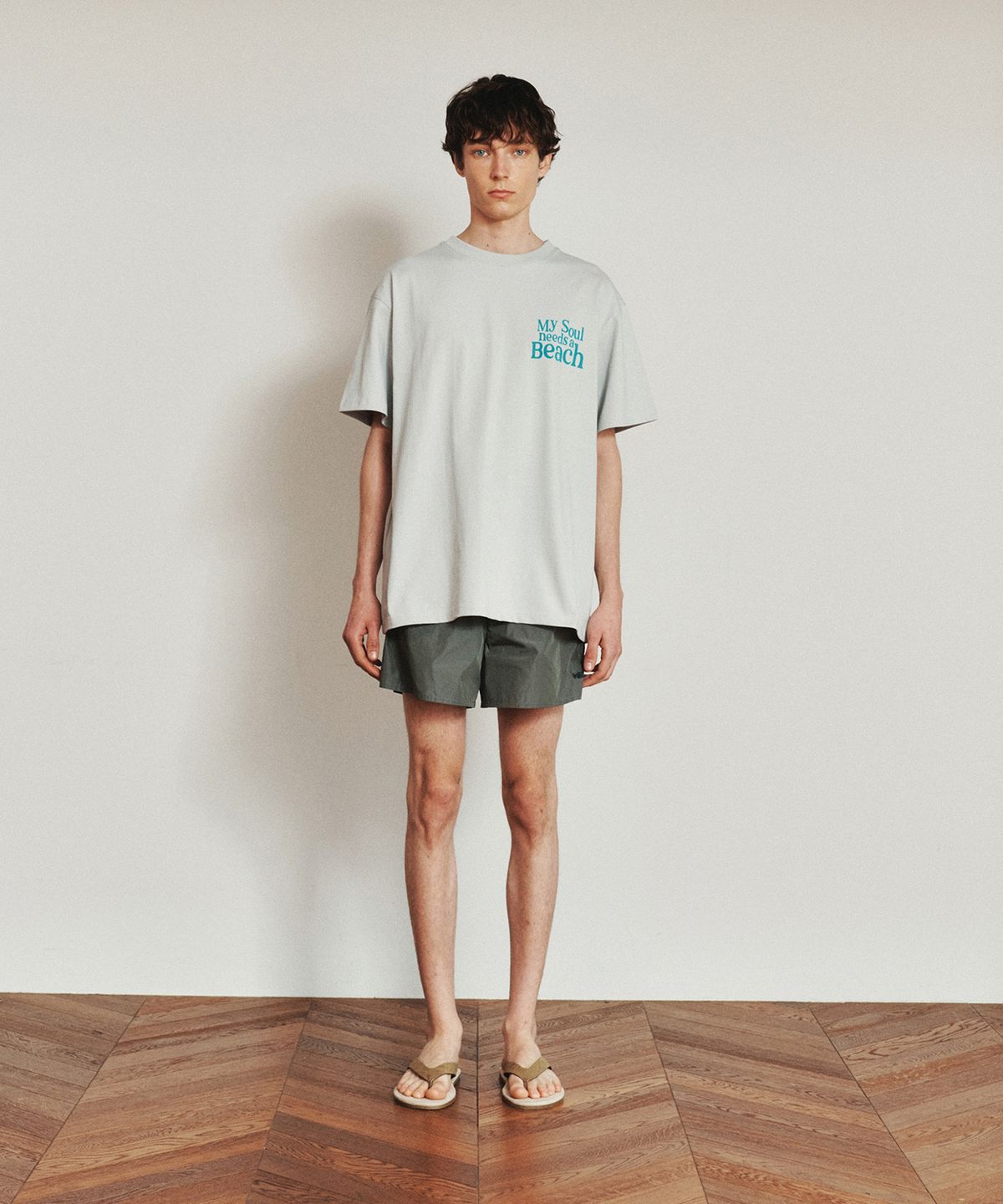 호이테(HEUTE) BEACH T-SHIRT (GREY)