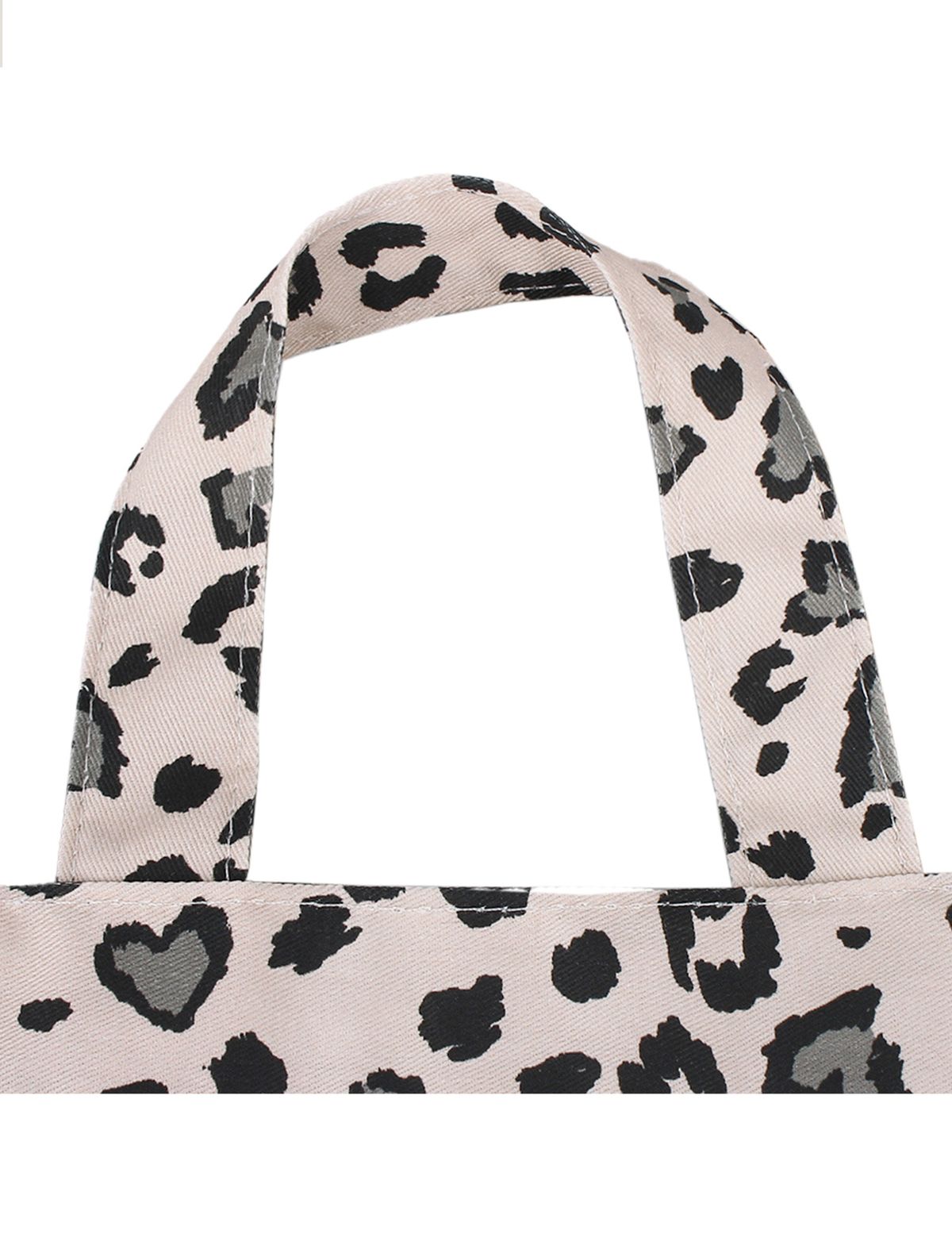 투오(TUO) 2WAY LEOPARD ECO BAG IVORY · 투웨이 레오파드 에코백 아이보리
