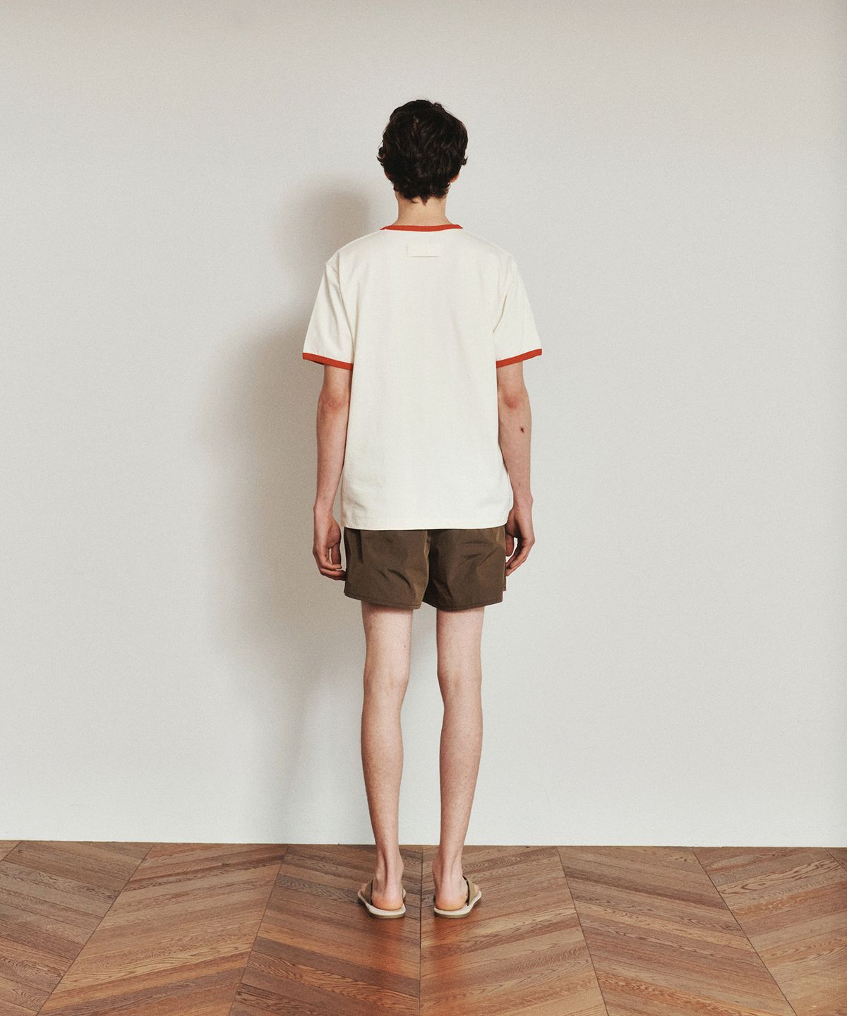 호이테(HEUTE) HET CIRCLE RINGER T-SHIRT (RED)