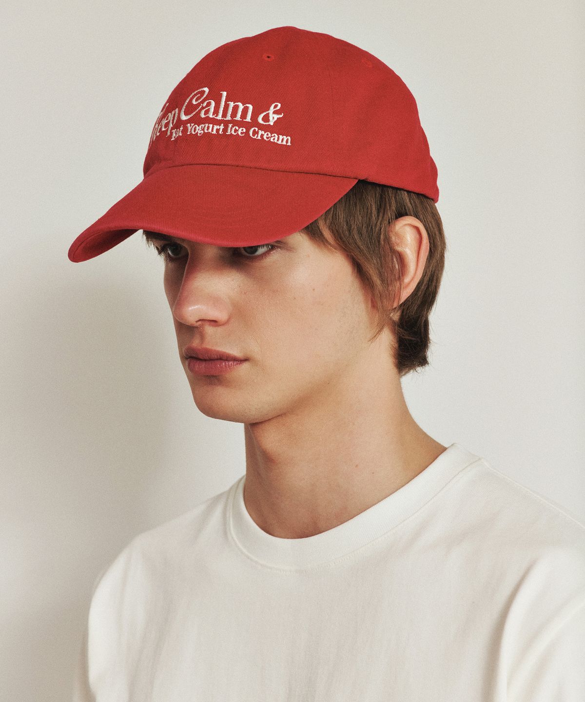 호이테(HEUTE) YOGURT ICE CREAM CAP (RED)