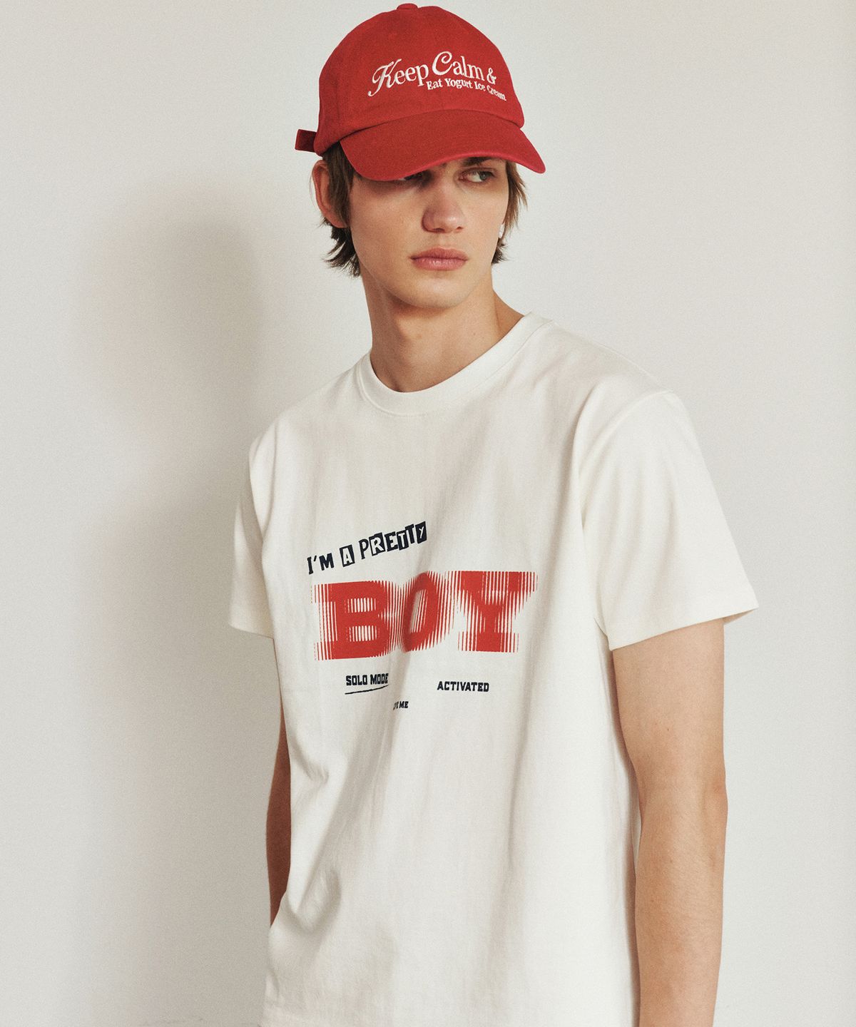 호이테(HEUTE) YOGURT ICE CREAM CAP (RED)