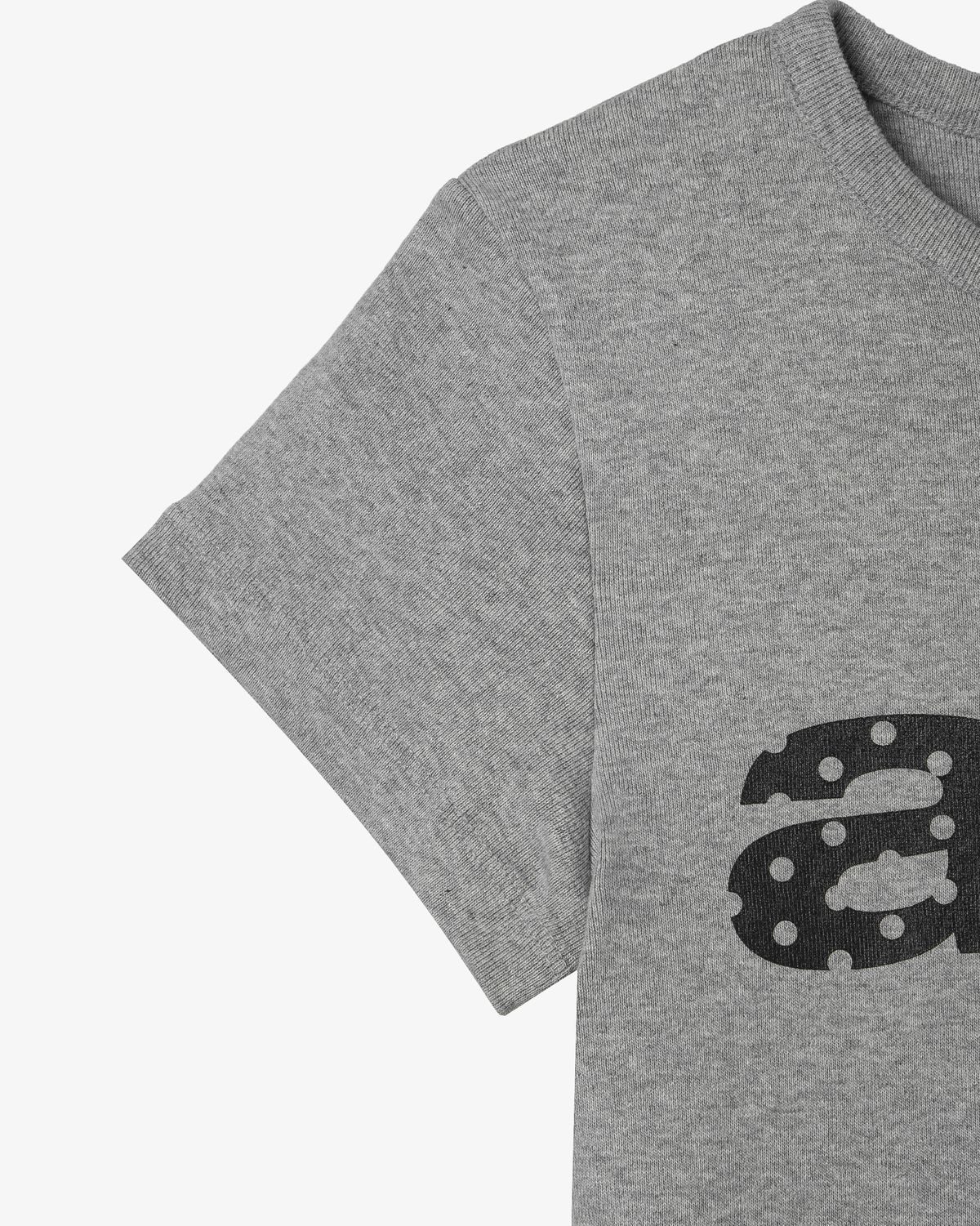 에이이에이이(AEAE) DOT SMALL LETTER TEE [MELANGE GREY]