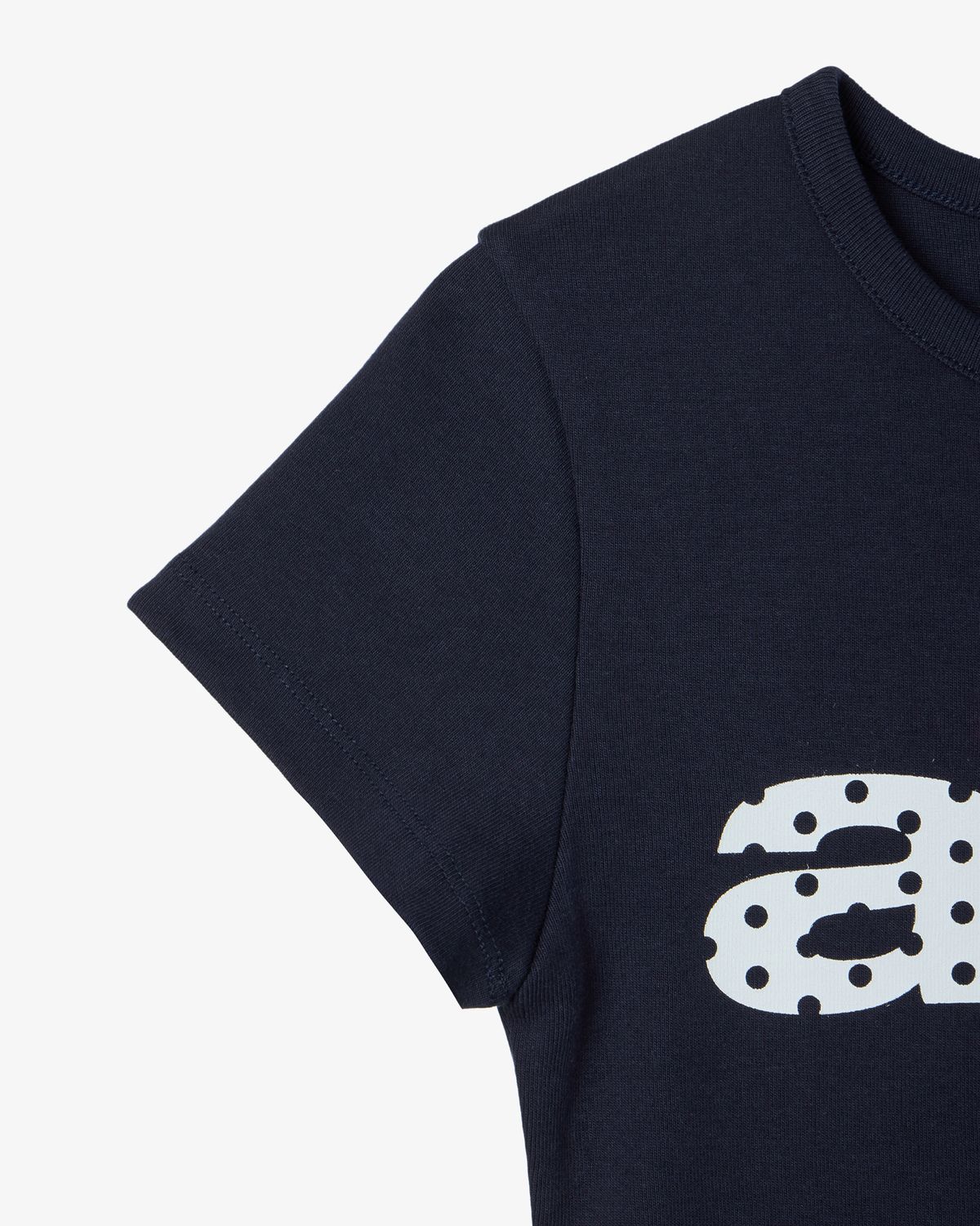 에이이에이이(AEAE) DOT SMALL LETTER TEE [NAVY]