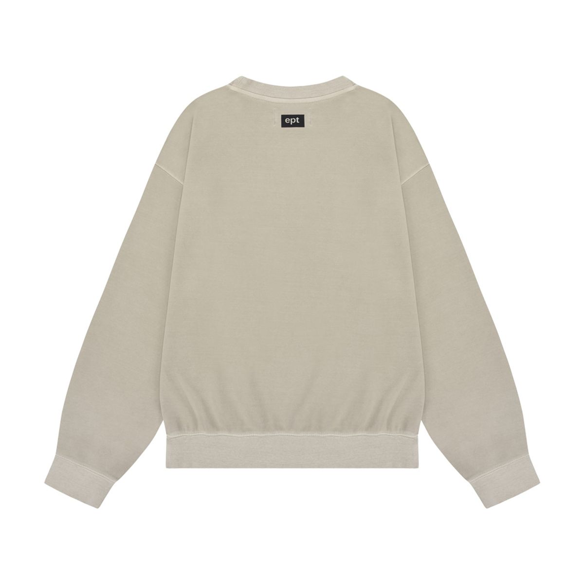 이피티(EPT) SEL PIGMENT DYED SWEAT SHIRT (BEIGE)
