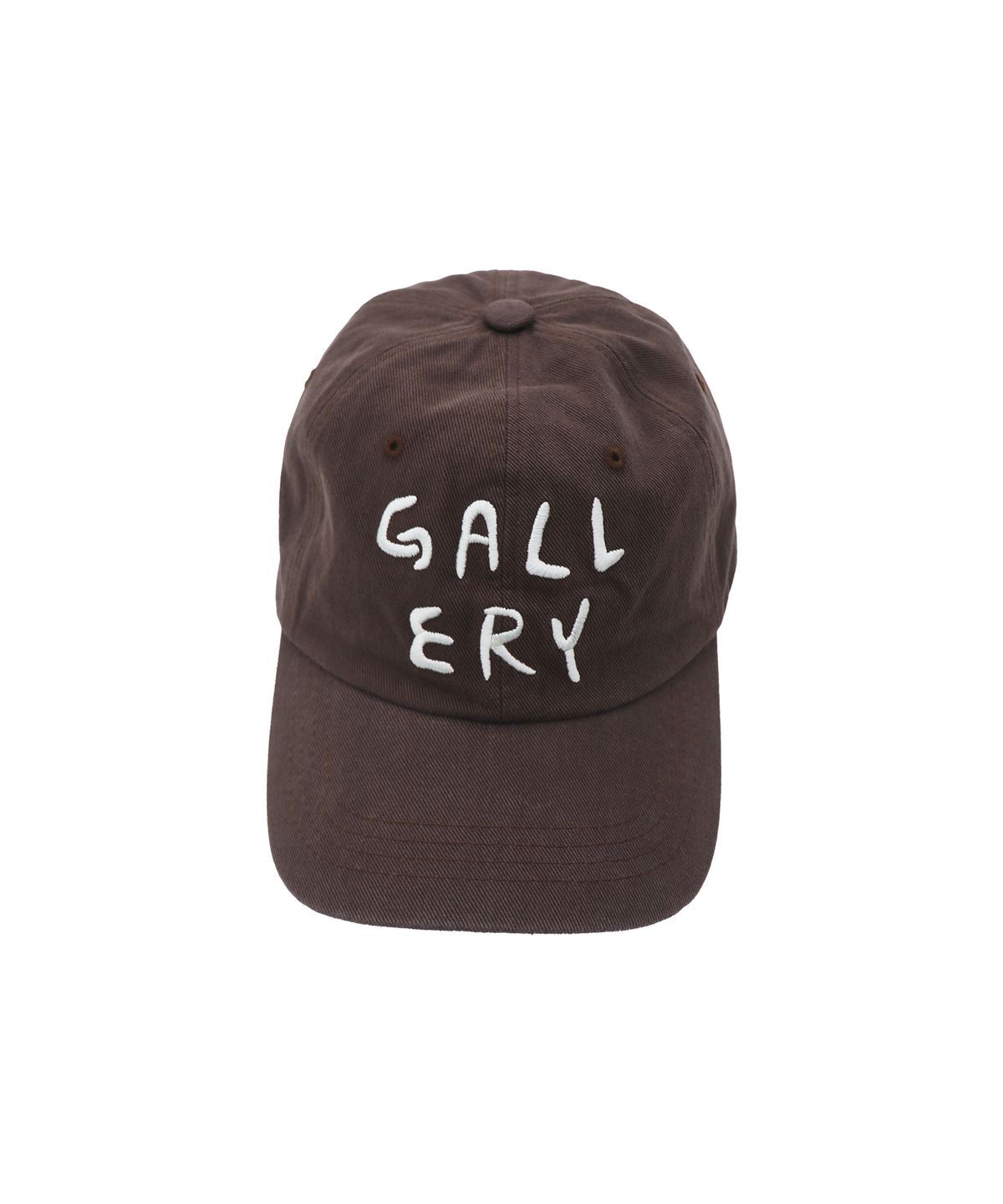 1011갤러리(1011 GALLERY) Gallery Logo Ball Cap - Brown