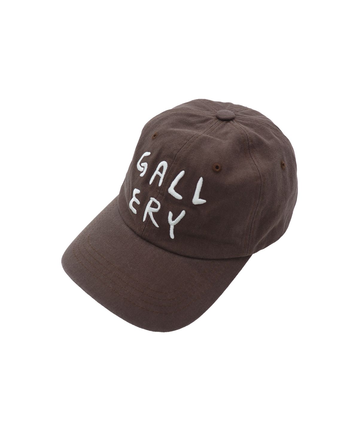 1011갤러리(1011 GALLERY) Gallery Logo Ball Cap - Brown