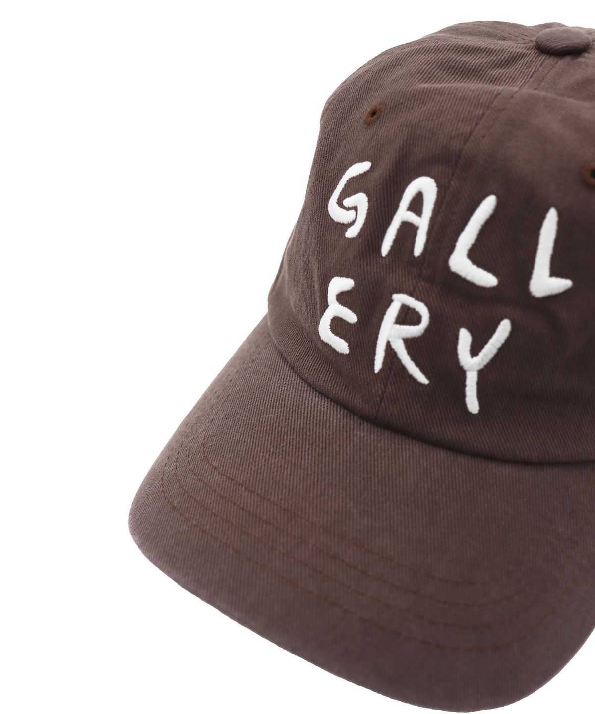 1011갤러리(1011 GALLERY) Gallery Logo Ball Cap - Brown