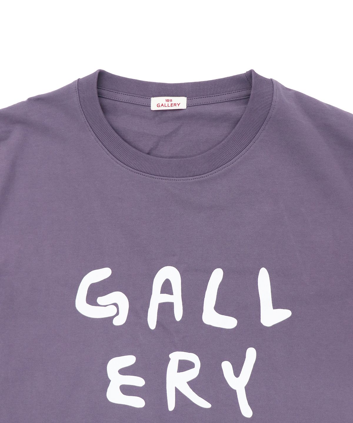 1011갤러리(1011 GALLERY) Gallery Logo T-Shirts - Purple