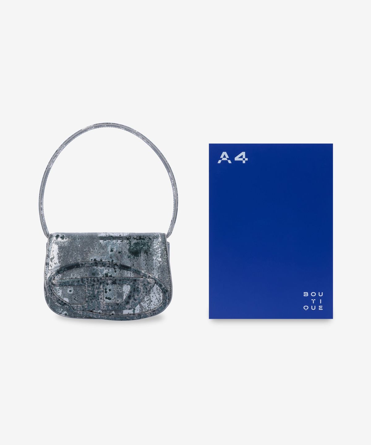 디젤(DIESEL) 1DR 숄더백 - 실버 / X08396P8037HA589