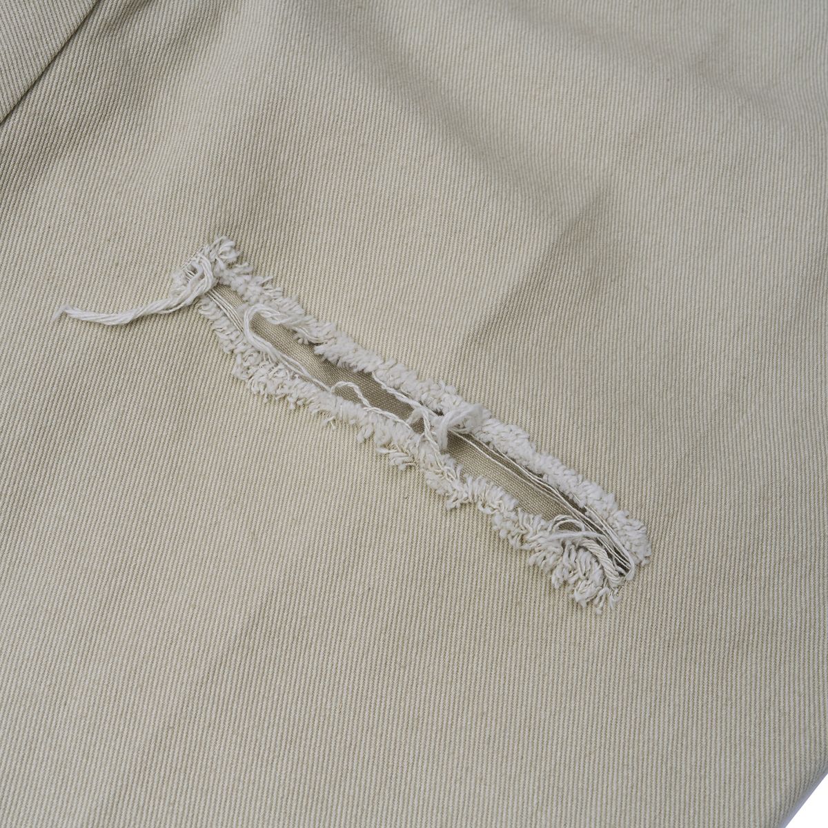 노쿨러스(NOSCOULEURS) SLASH CROP PANTS CREAM