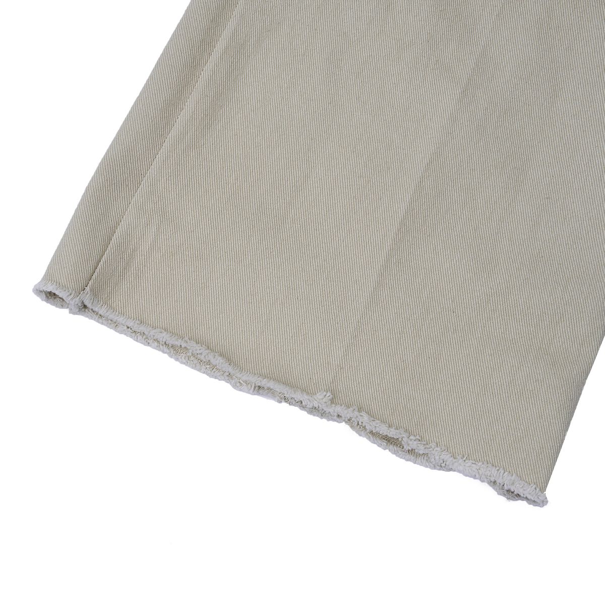 노쿨러스(NOSCOULEURS) SLASH CROP PANTS CREAM