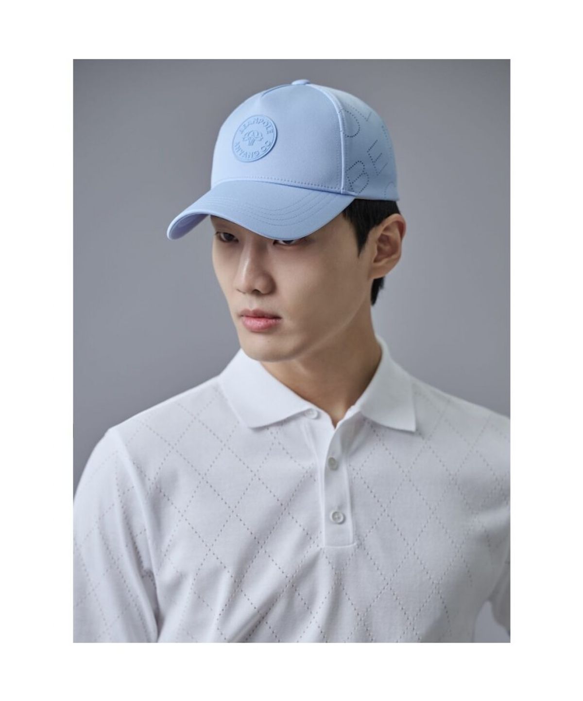 빈폴 액세서리(BEANPOLE ACCESSORY) 남성 폴리트윌 볼캡 - 스카이 블루