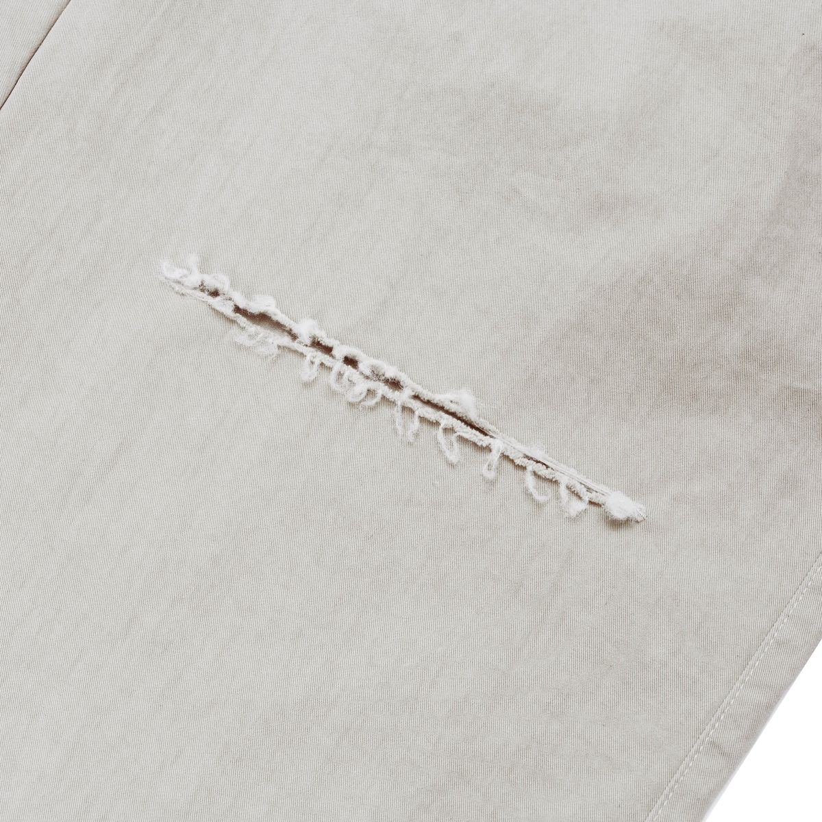 노쿨러스(NOSCOULEURS) SLASH CHINO PANTS CREAM