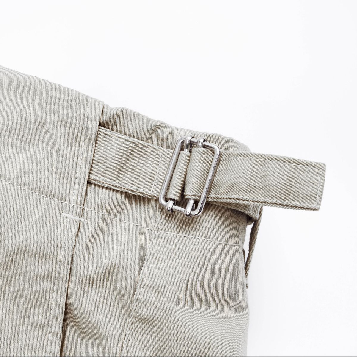 노쿨러스(NOSCOULEURS) SLASH CHINO PANTS CREAM