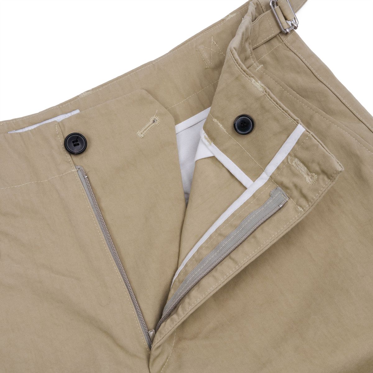 노쿨러스(NOSCOULEURS) SLASH CHINO PANTS BEIGE