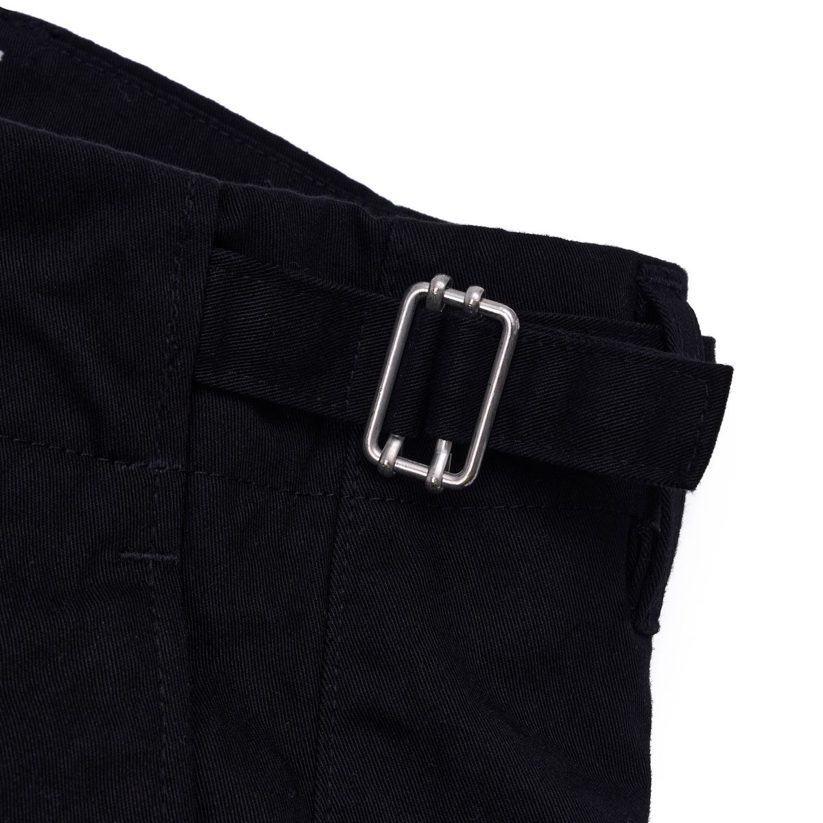 노쿨러스(NOSCOULEURS) SLASH CHINO PANTS BLACK