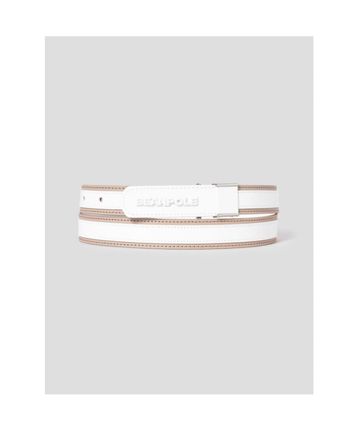 빈폴 액세서리(BEANPOLE ACCESSORY) 골프 여성 슬림 촉 벨트 - 화이트